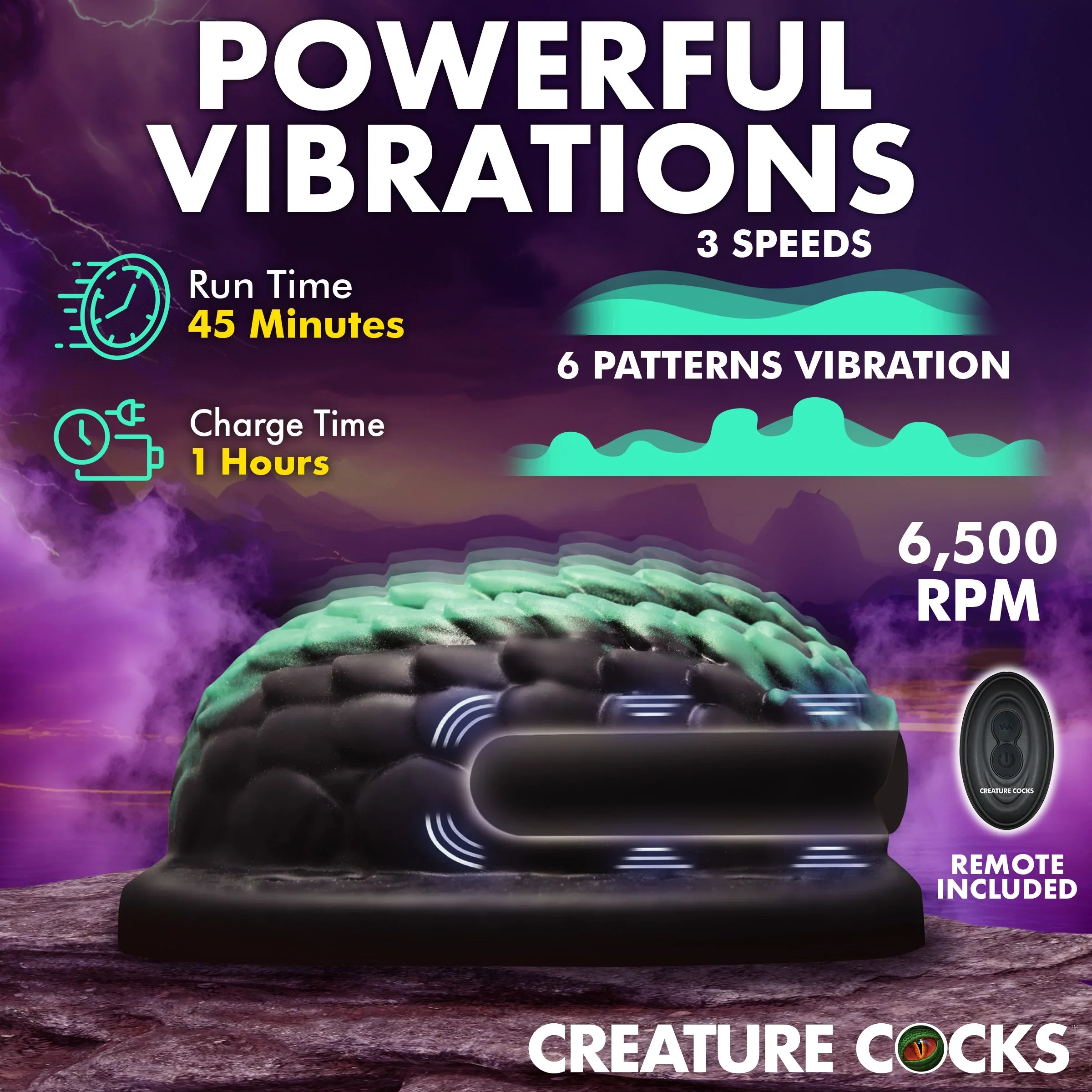 Creature Cocks Dragon Remote-Control Vibrating Grinder - Image 4