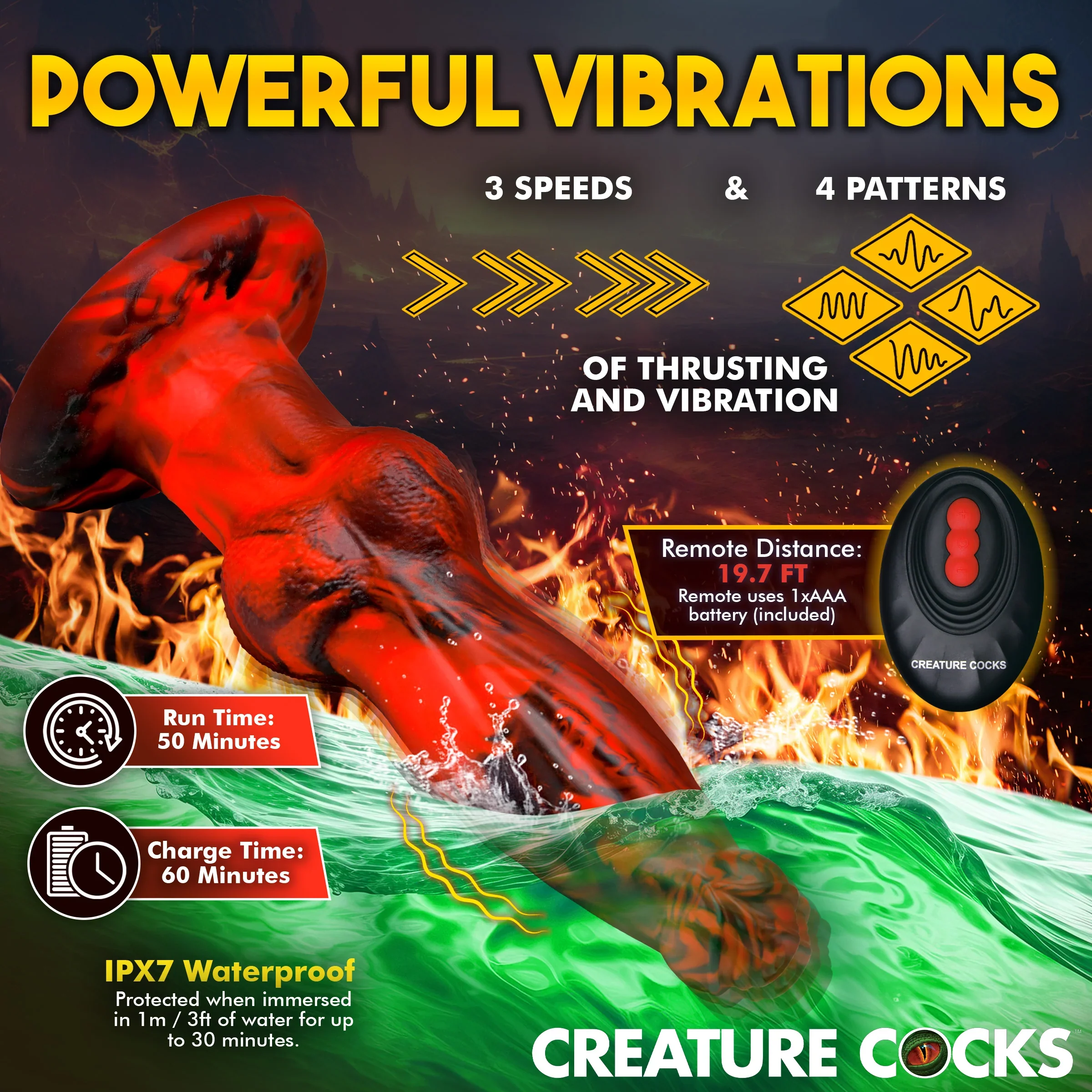 Creature Cocks Hell-Wolf Remote-Control Thruster - Image 3