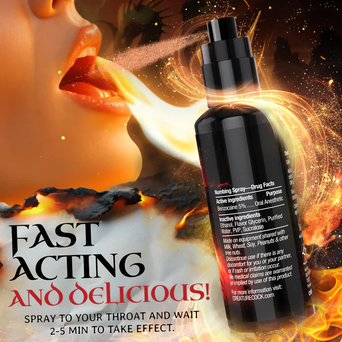Creature Cocks Throat Numbing Spray - Image 3