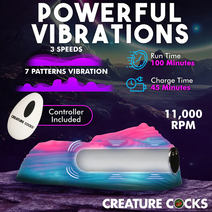 Creature Cocks Vulvaron Remote-Control Vibrating Grinder - Image 6