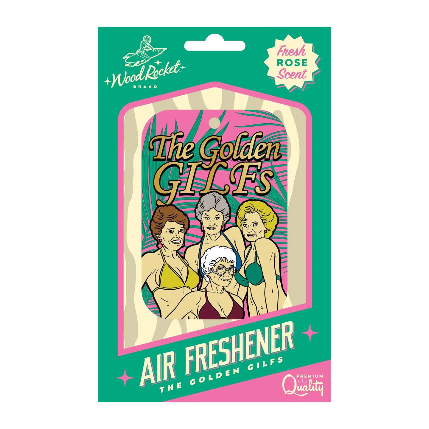 Wood Rocket "Golden GILFs" Air Freshener - Image 3
