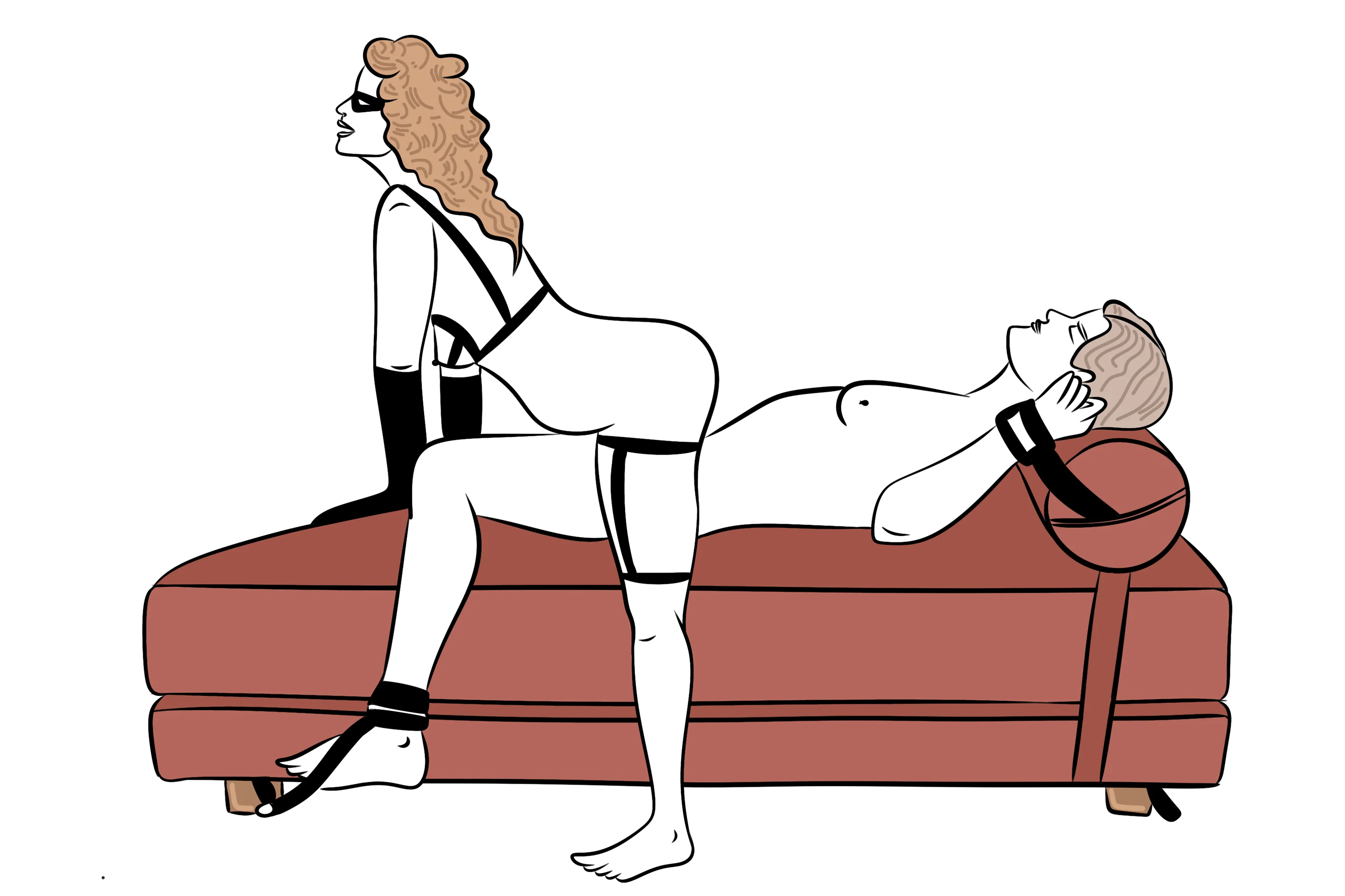 Liberator Black Label Divan Daybed with Cuffs - Image 6