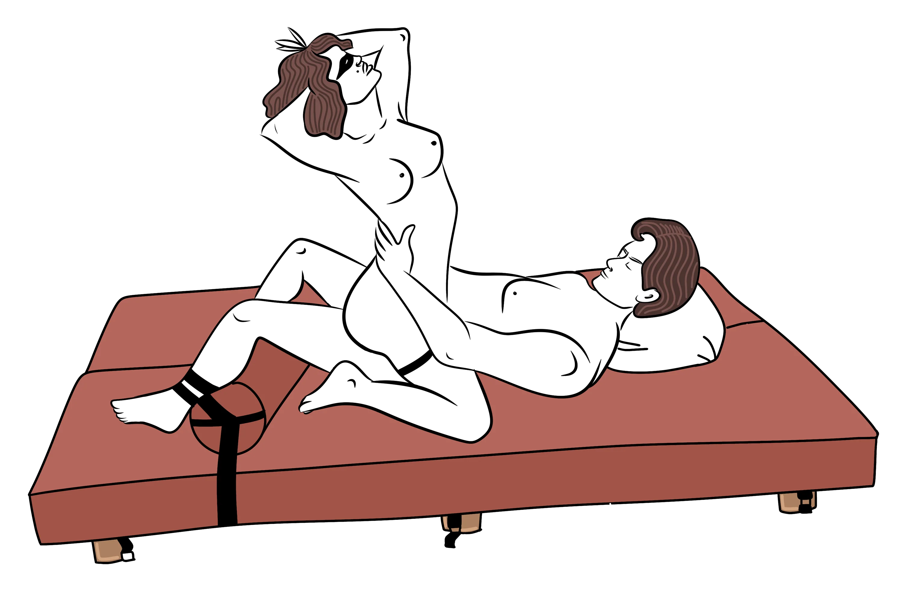 Liberator Black Label Divan Daybed with Cuffs - Image 7