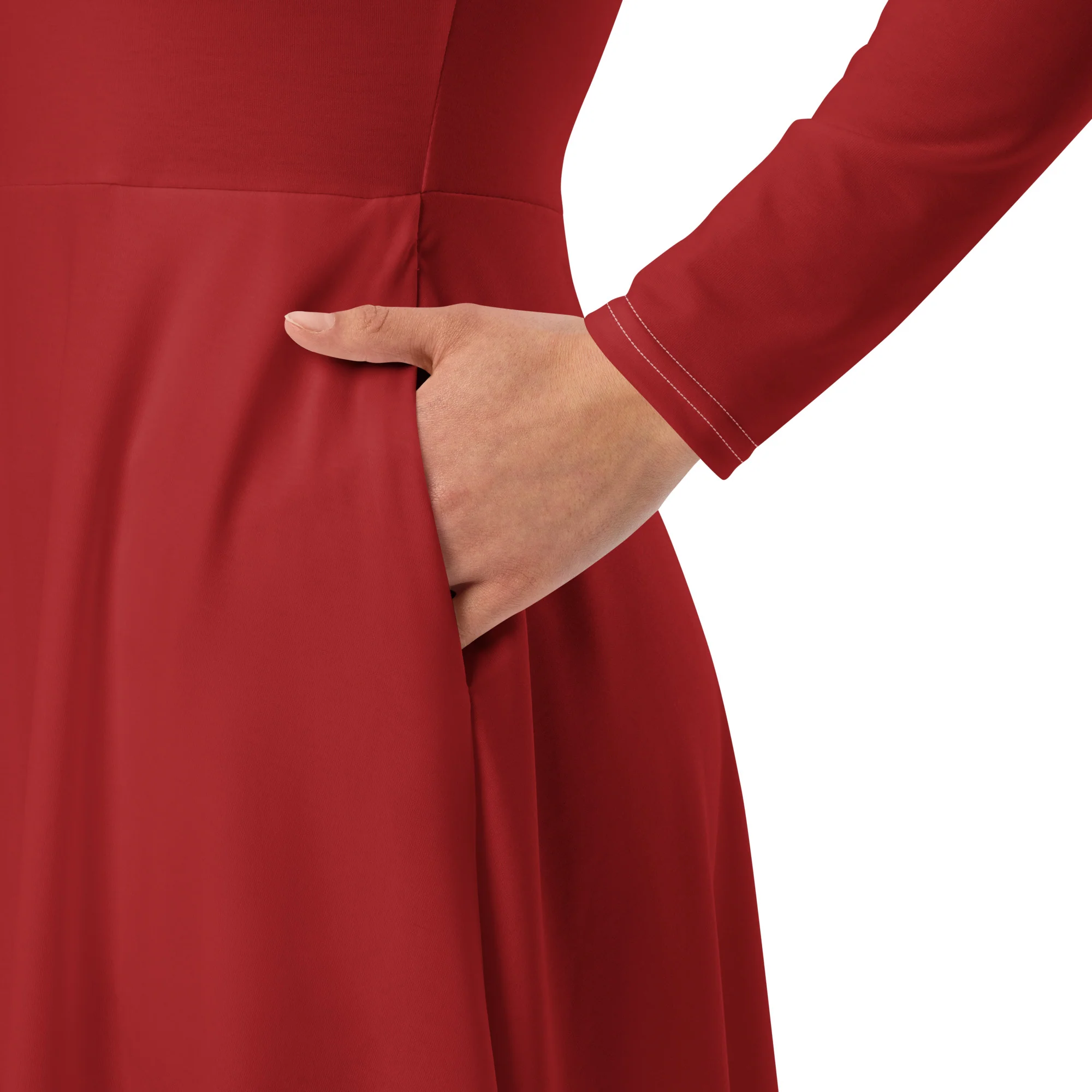 LiveJasmin - Long-Sleeve Midi Dress - Image 5