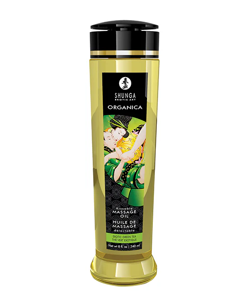 Shunga Organic Kissable Massage Oil - Image 2