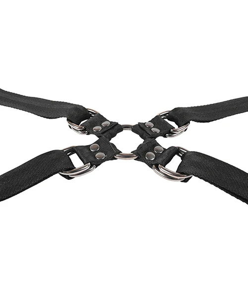 Velvet Noir Adjustable Hog Tie & Cuff Set - Image 7