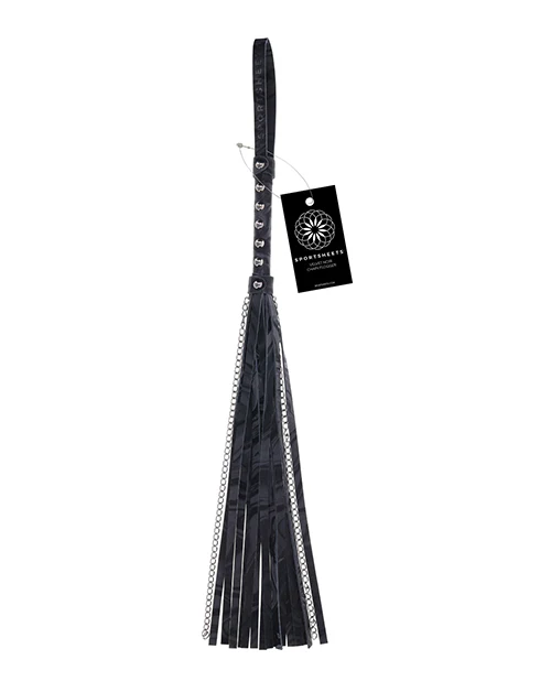 Velvet Noir Chain Flogger - Image 2