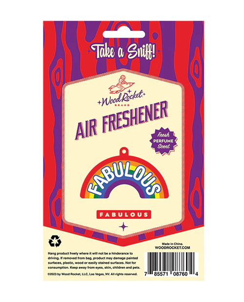 Wood Rocket Fabulous Air Freshener - Image 2