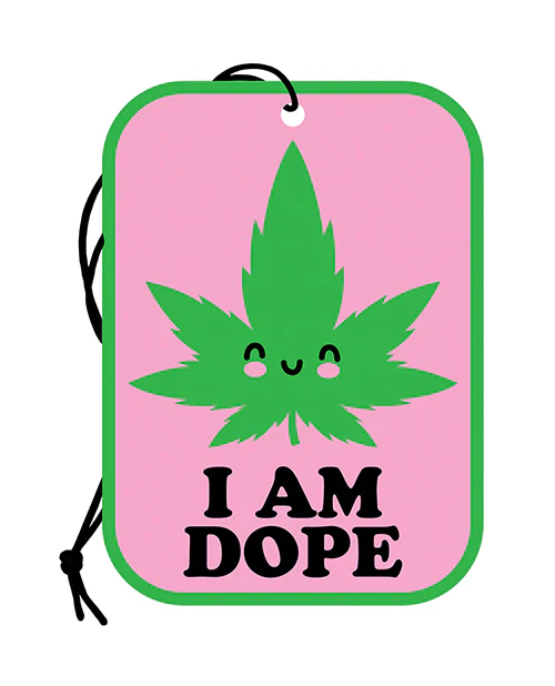 Wood Rocket "I am Dope" Air Freshener - Image 2