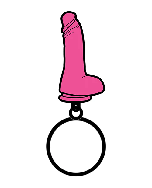 Wood Rocket Dildo Keychain - Image 2